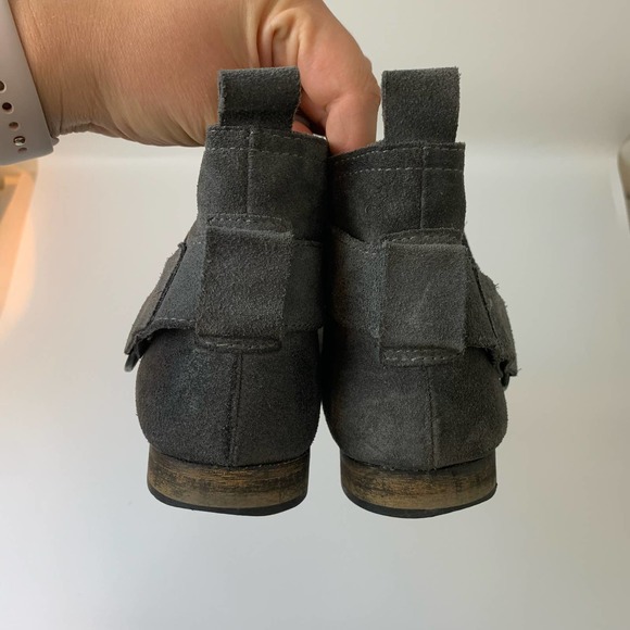 Steven By Steve Madden Robbyn Ankle Bootie Size 9 Leather Gray - Picture 6 of 15